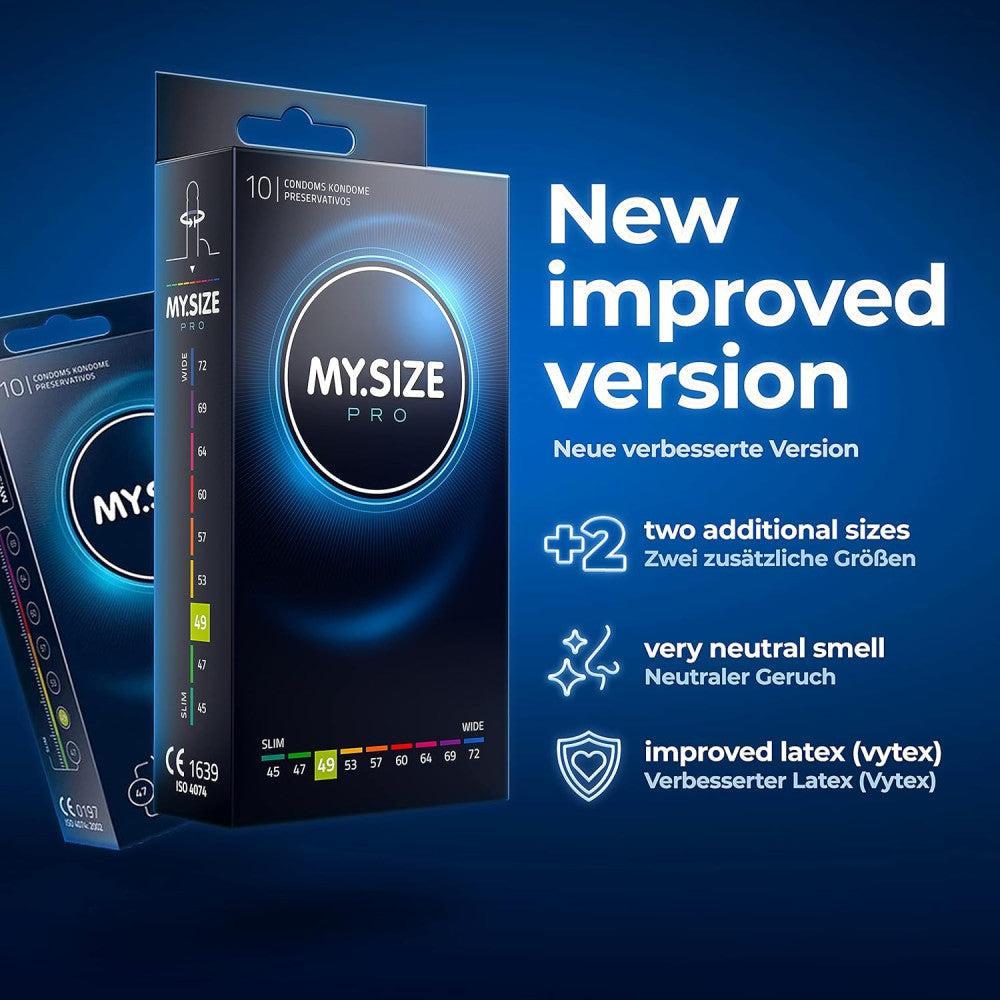 10 pcs. Condoms My Size Pro 49 mm.