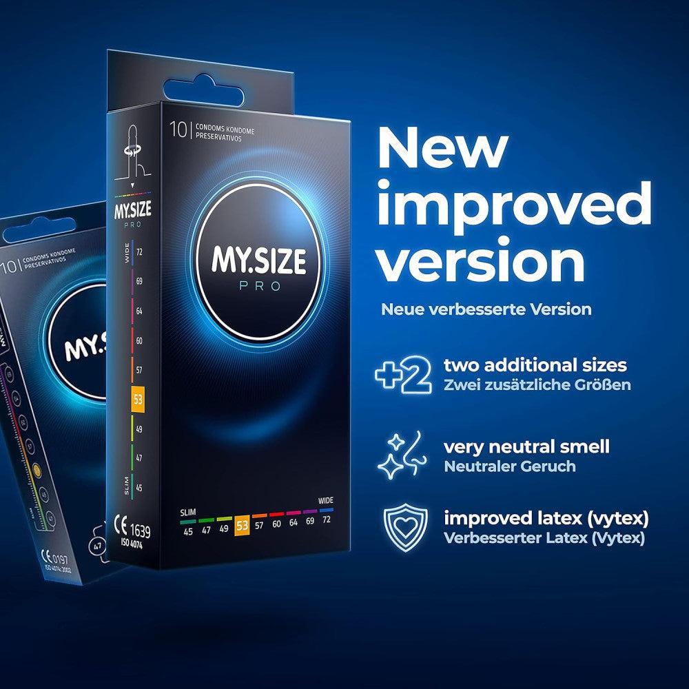 10 pcs. Condoms My Size Pro 53 mm.