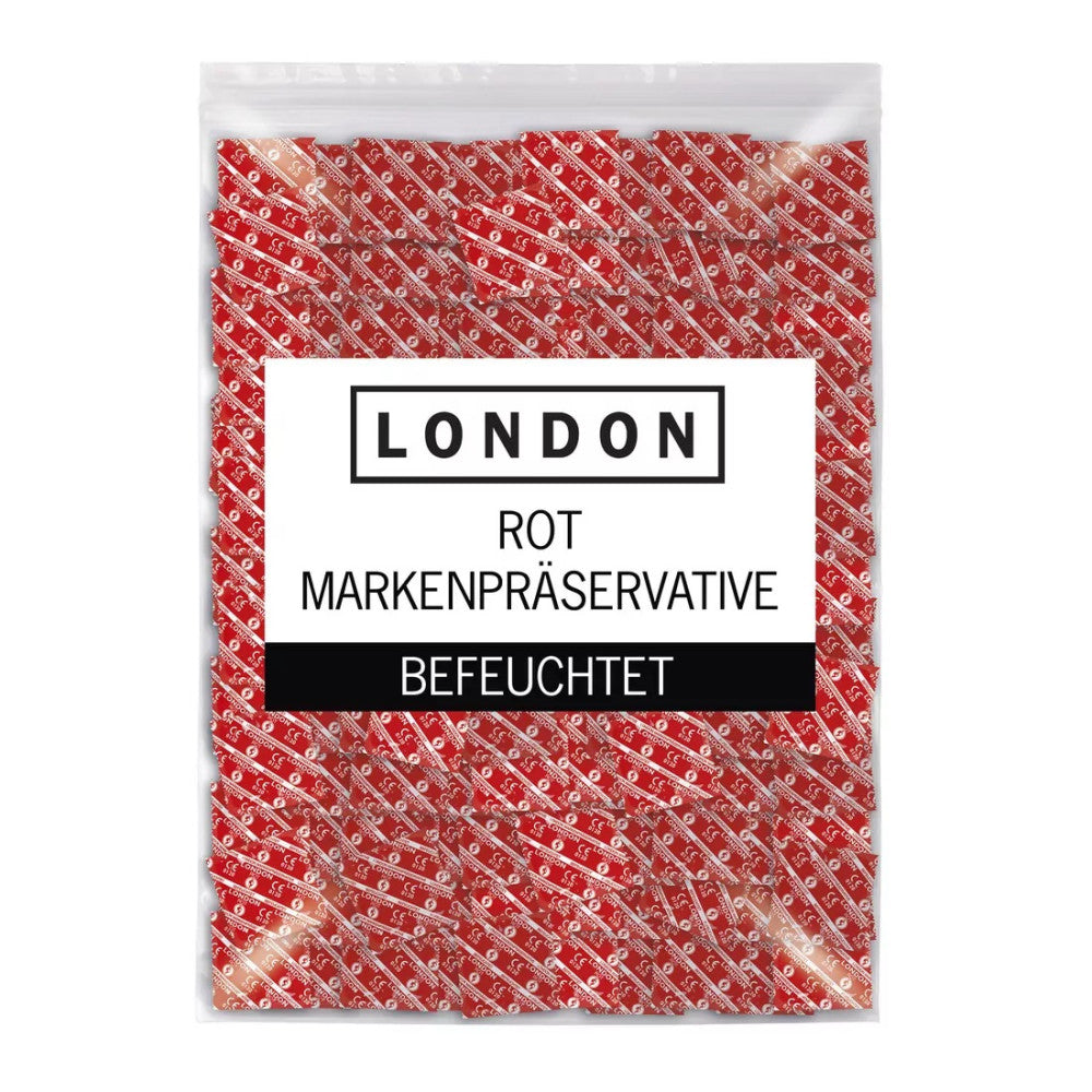 100 pcs. Scented condoms London Red