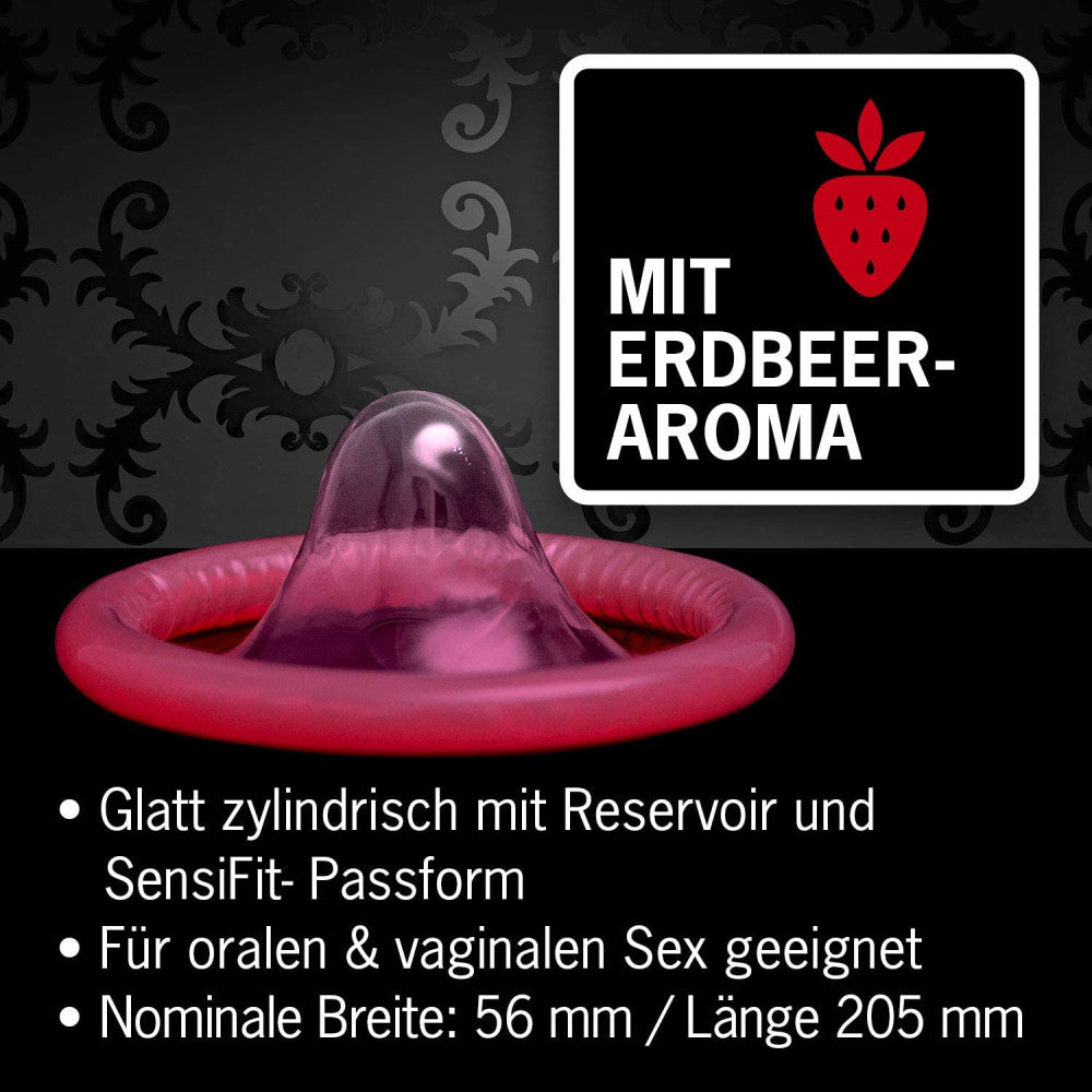100 pcs. Scented condoms London Red