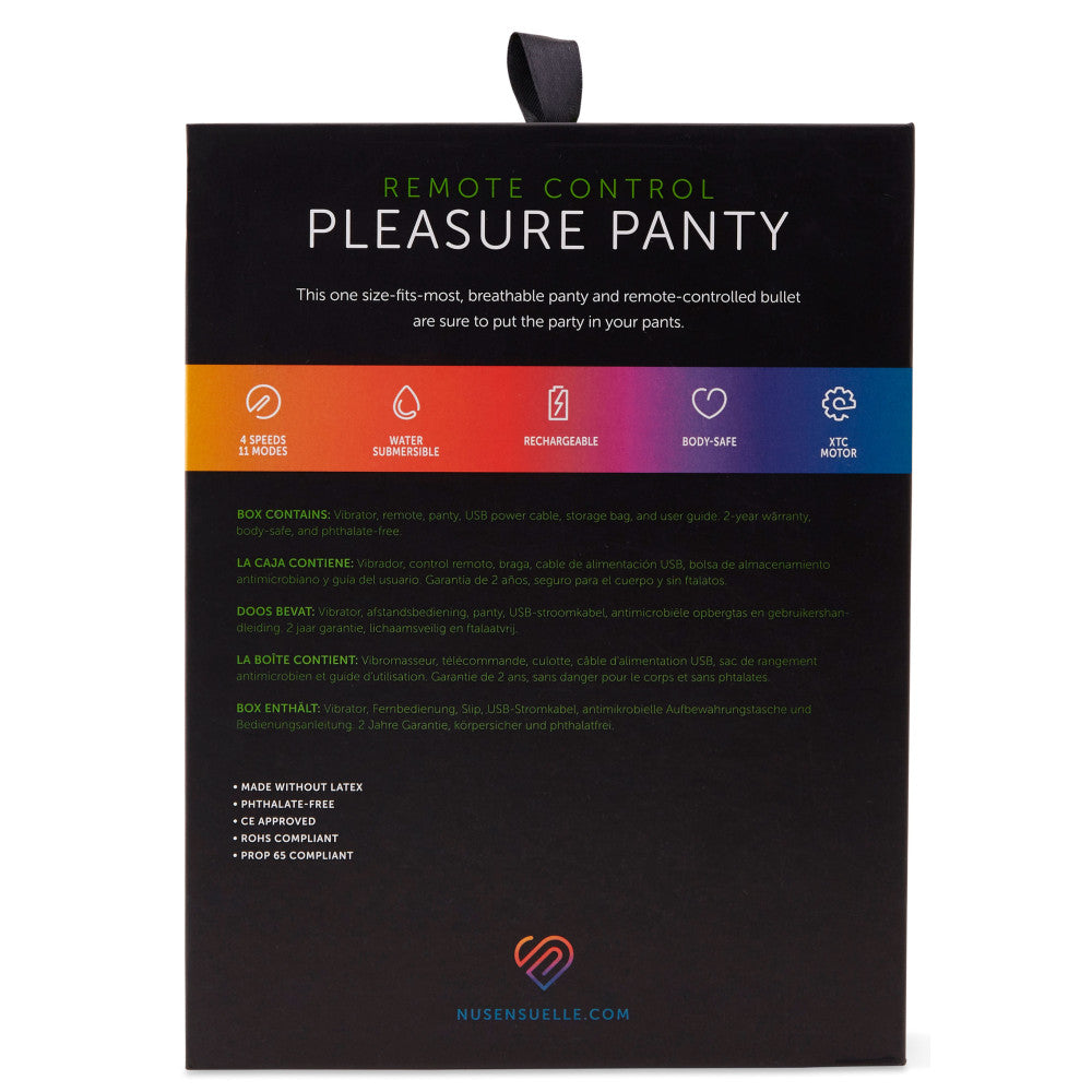 2 in 1 Vibrating Underwear with Wireless Vibrating Remote Pleasure Panty