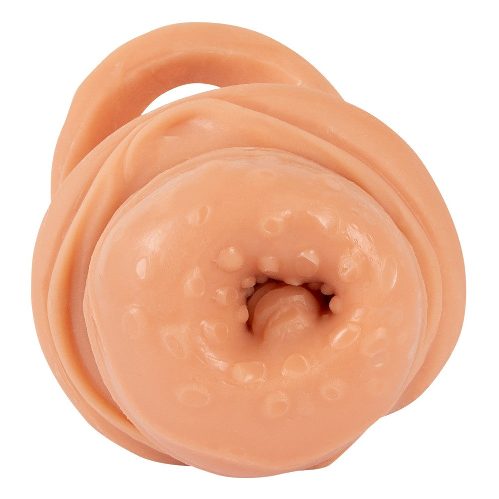 2 in 1 realistic penis extender and vagina masturbator Nature Skin size M +3 cm.