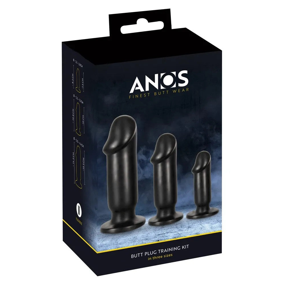 3 pcs. Butt plugs Anos Training Set