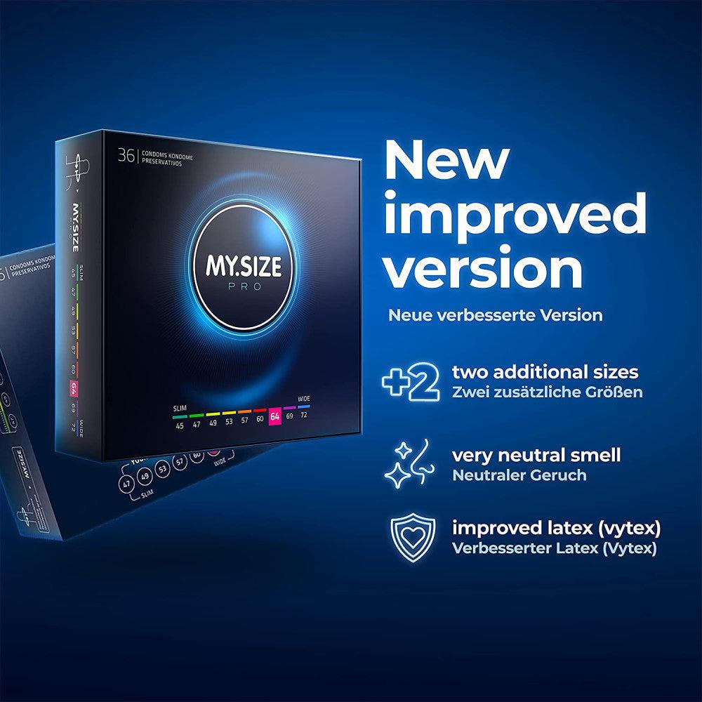 36 pcs. Condoms My Size Pro 64 mm.