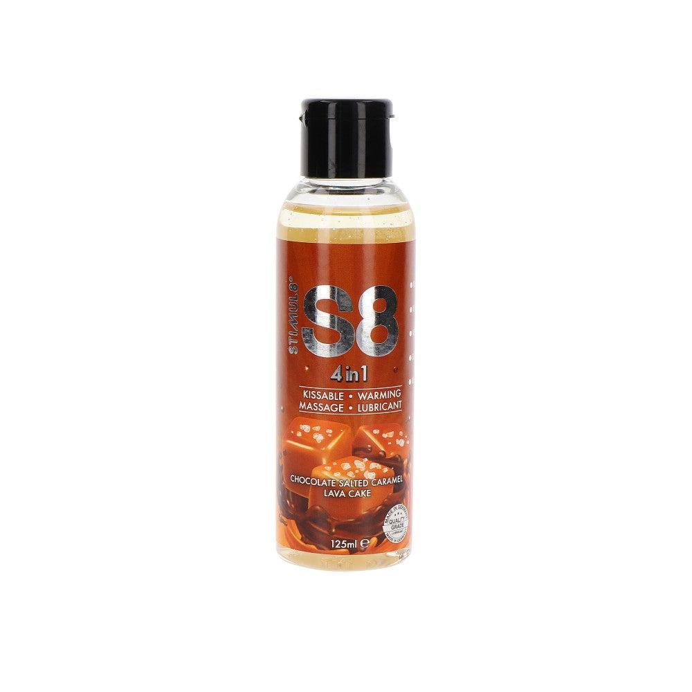 4 in 1 Lubricant & Massage Gel with Heating Effect Chocolate 125 ml.