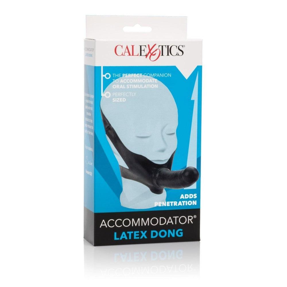 Accommodator Strapon Face Dildo Black