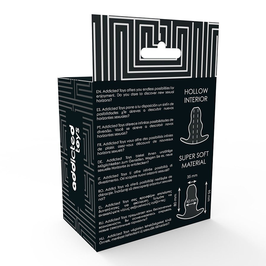 Addicted Toys Hollow Butt Plug 9.5 cm.