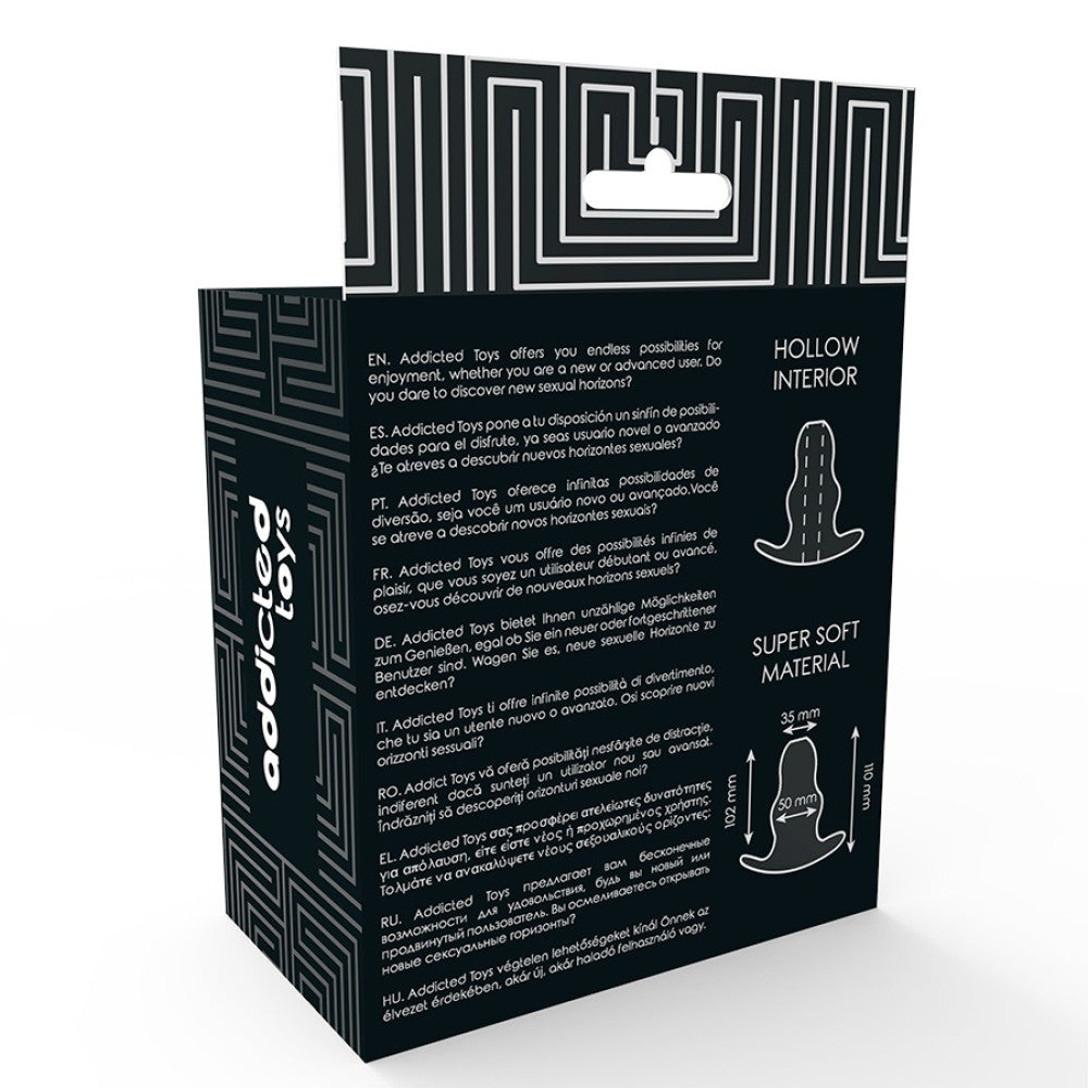 Addicted Toys Butt Plug with Hole 11 cm.