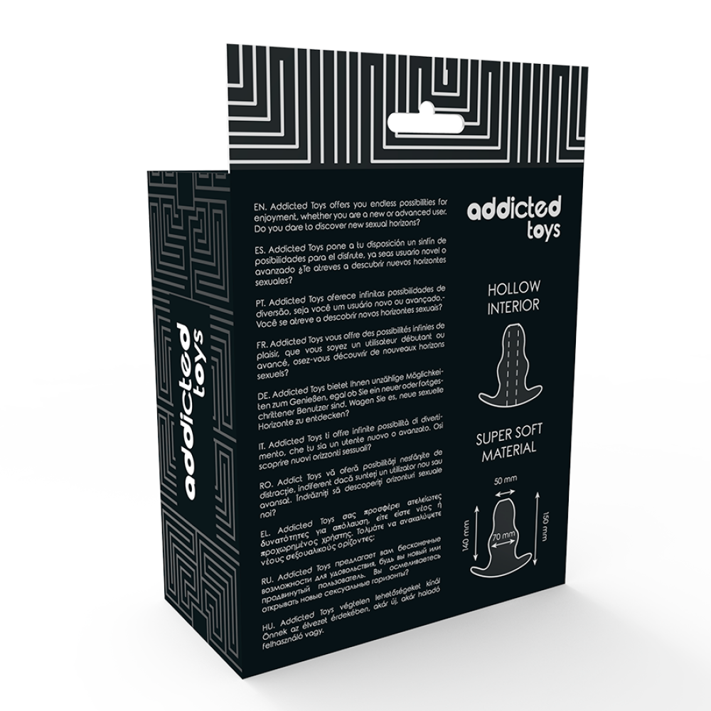 Addicted Toys Hollow Butt Plug 13.5 cm.