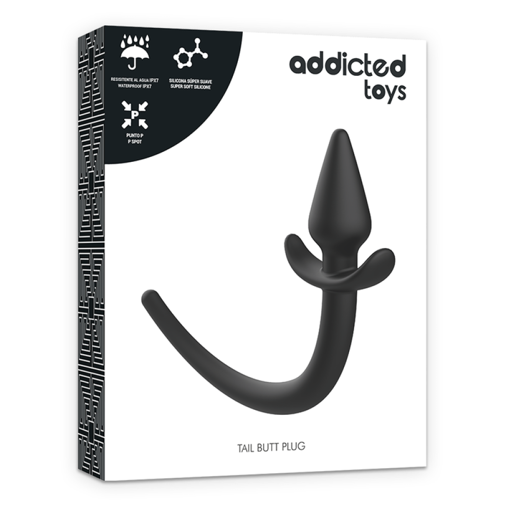 Addicted Toys Silicone Dog Tail Butt Plug