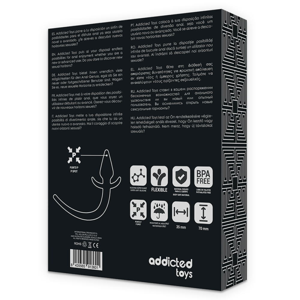 Addicted Toys Silicone Dog Tail Butt Plug