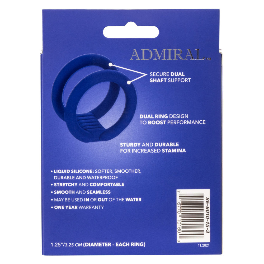 Admiral Dual Cock Cage Silicone Cock Ring
