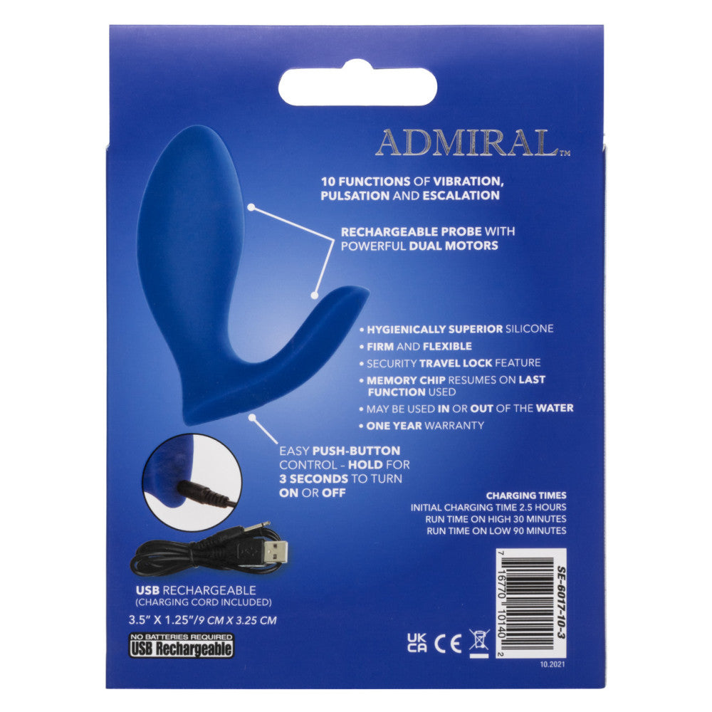 Admiral Rimming Probe Silicone Prostate Stimulator