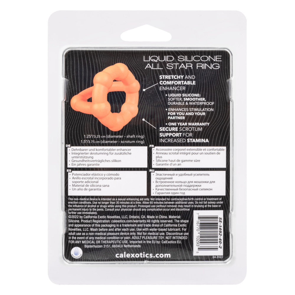 Alpha Ring Silicone Double Cock Ring