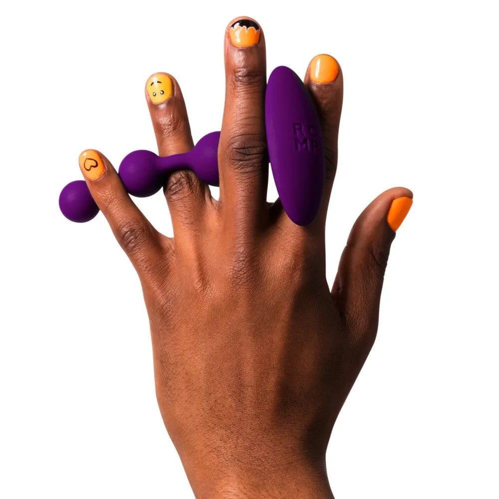 Amp Silicone Anal Beads Purple