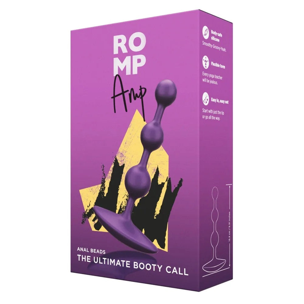 Amp Silicone Anal Beads Purple