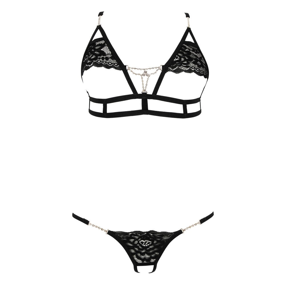 Anais Kyane Crotchless Erotic 2-Piece Lingerie Set