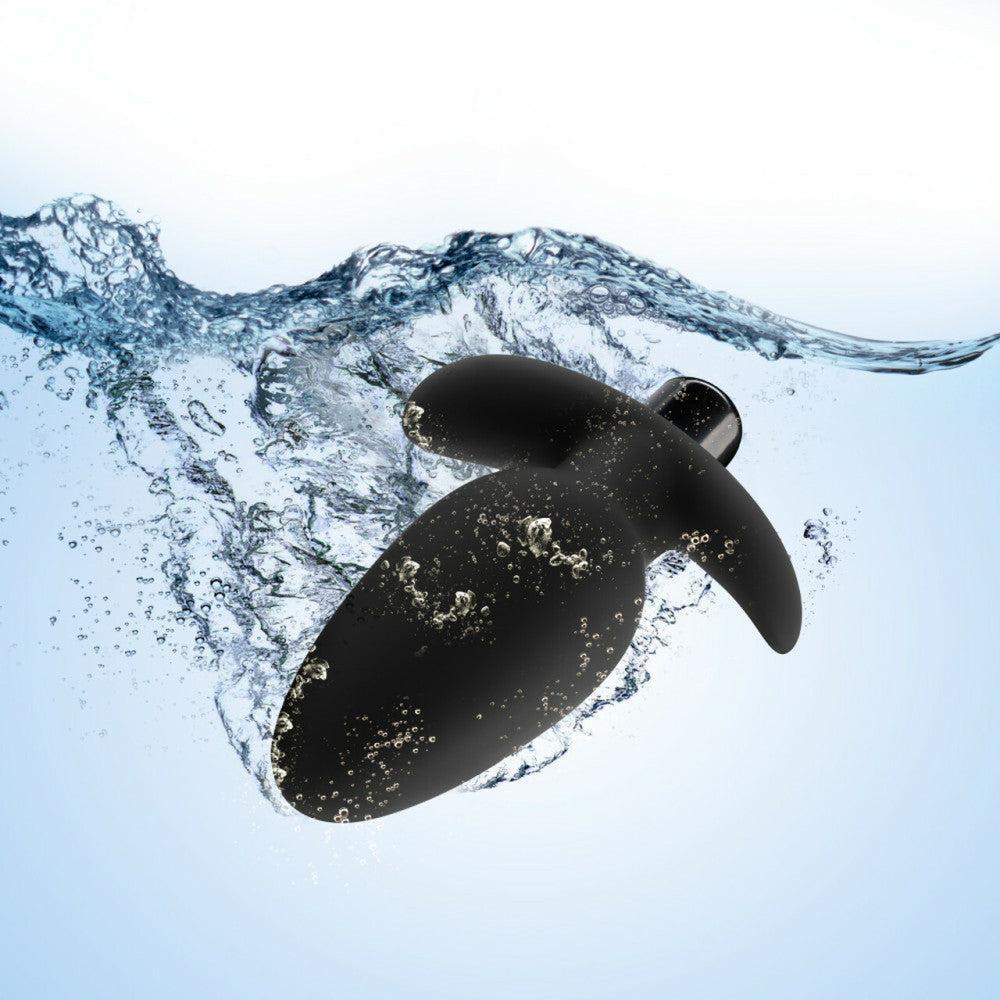 Anal Adventures Saddle Plug Powerful Silicone Anal Stimulator Black