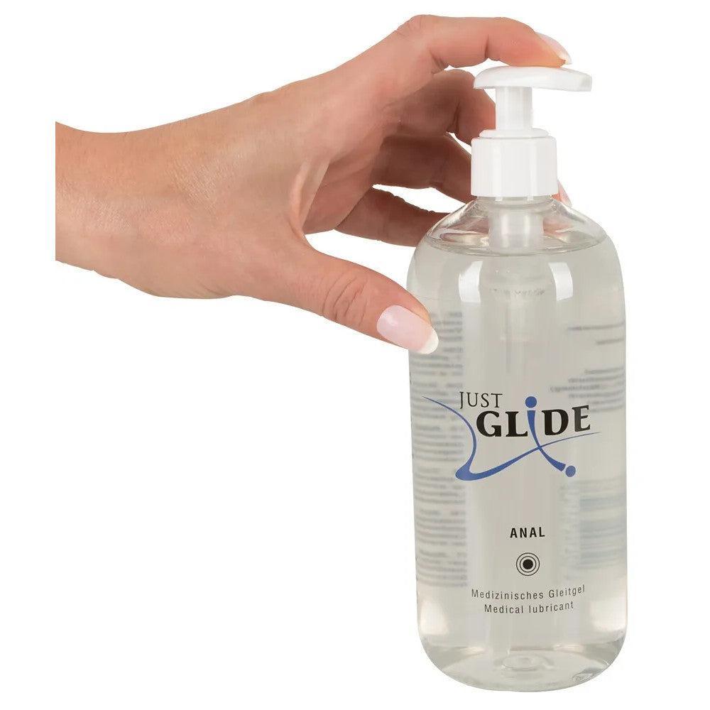 Just Glide Water Based Anal Lubricant 500 ml.