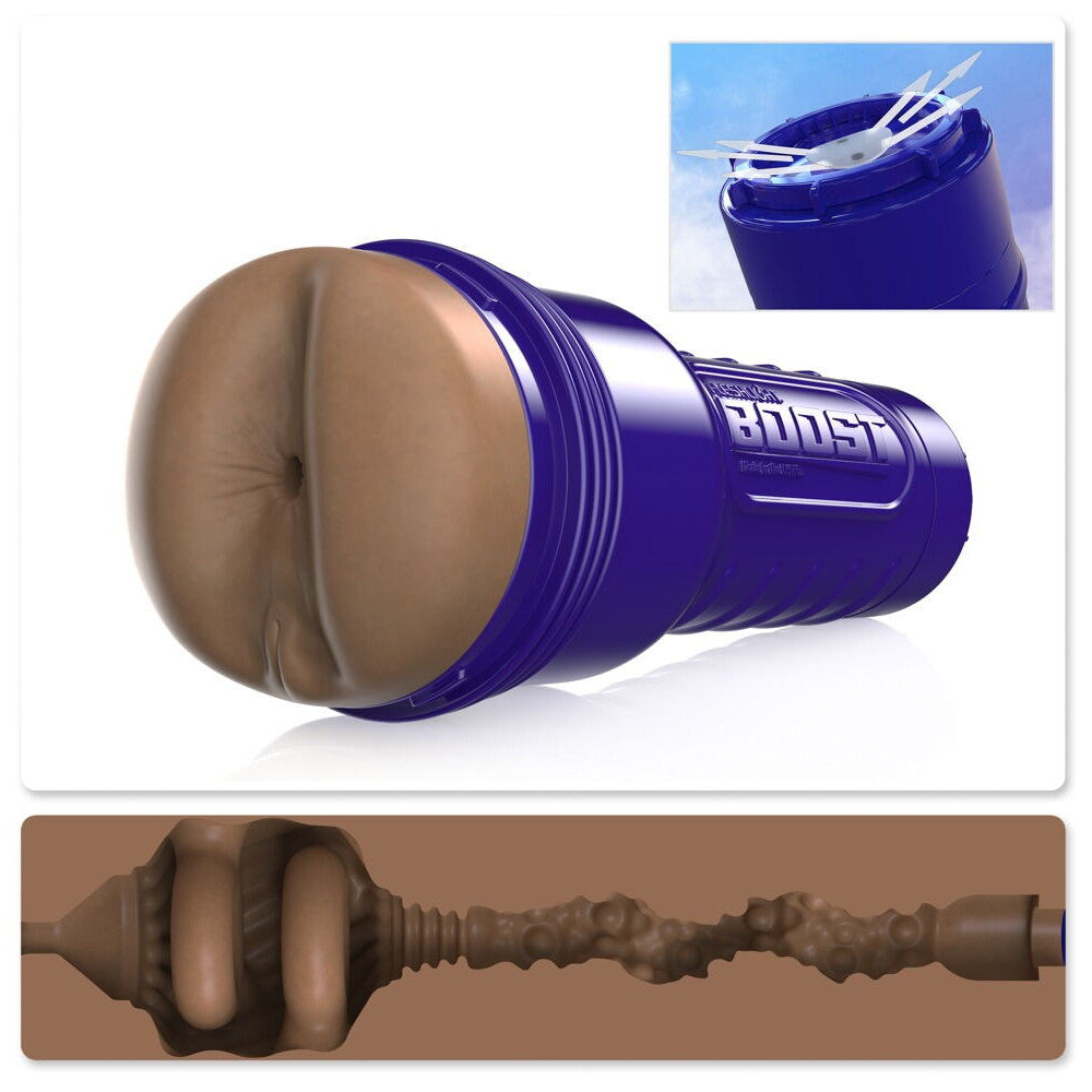 Fleshlight Boost Blast Female Anal Masturbator Mocha