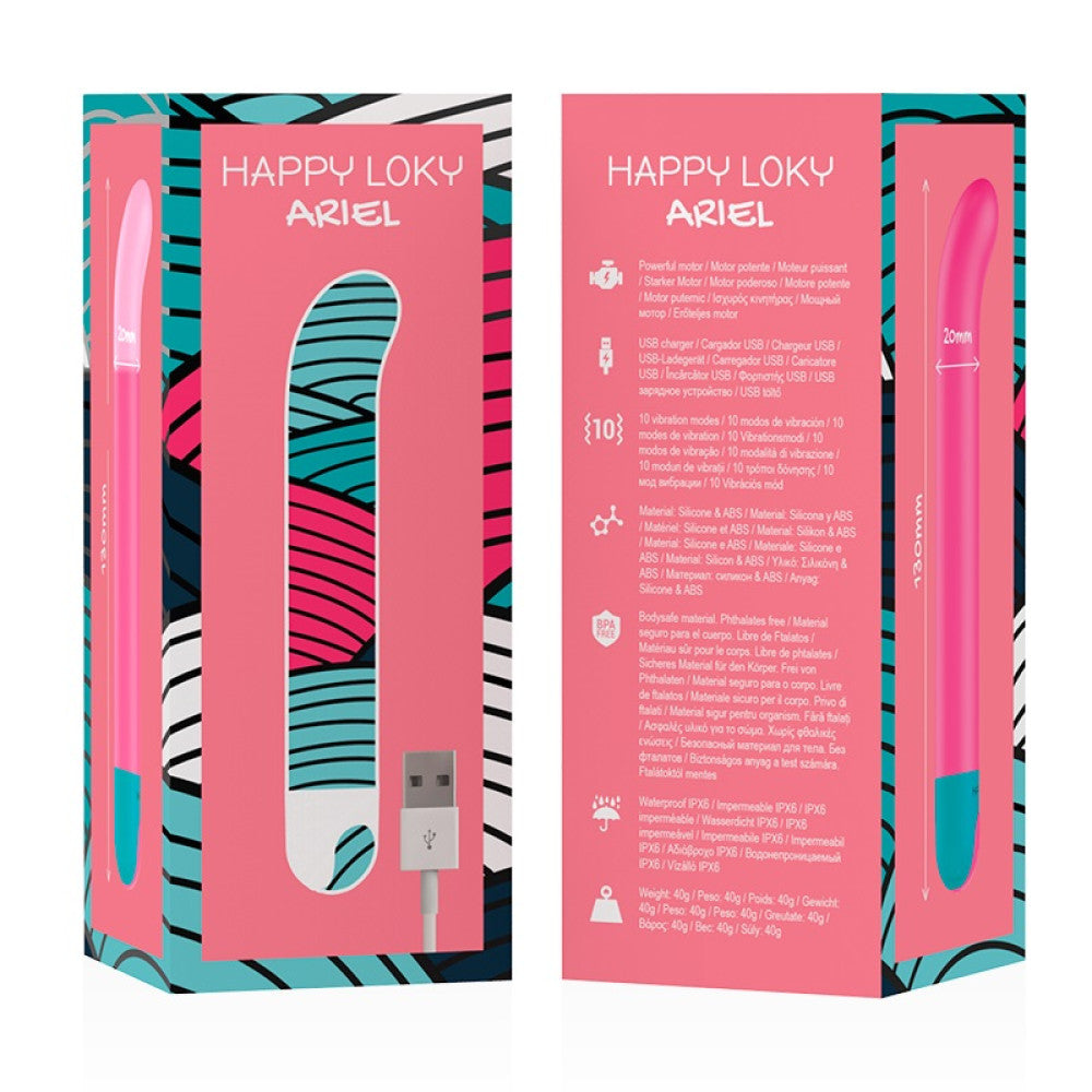 Ariel Small Rechargeable G-spot Vibrator Pink