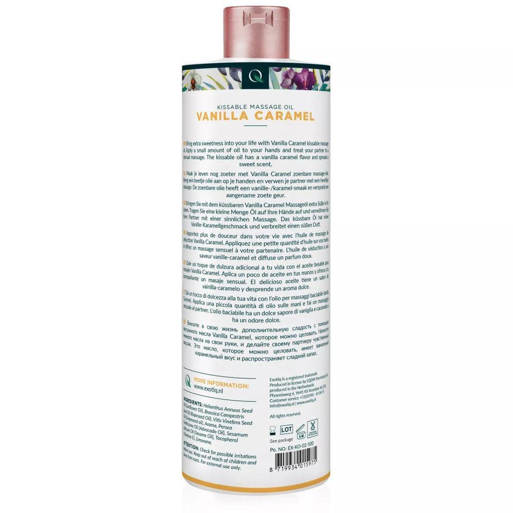 Exotiq Aromatic Massage Oil Vanilla & Caramel 500 ml