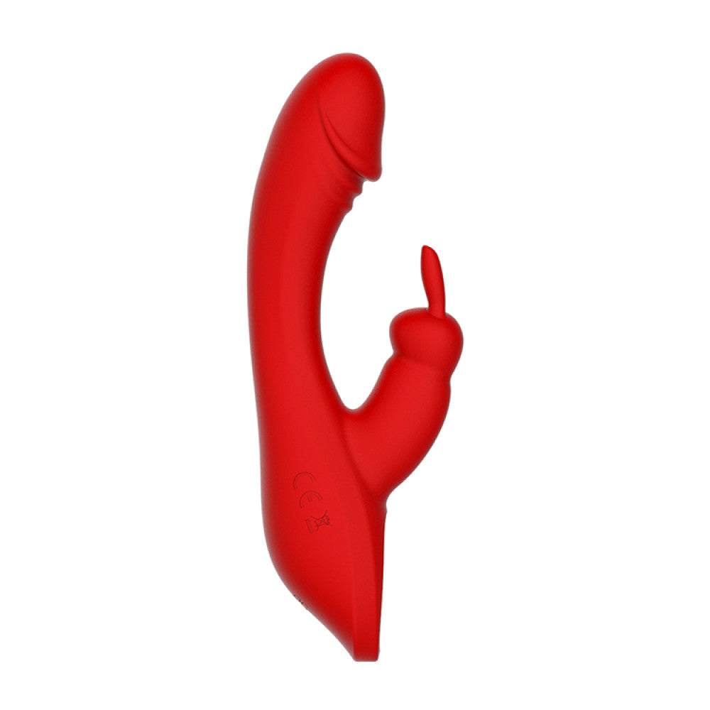 Artemis Rechargeable Silicone Rabbit Vibrator Red