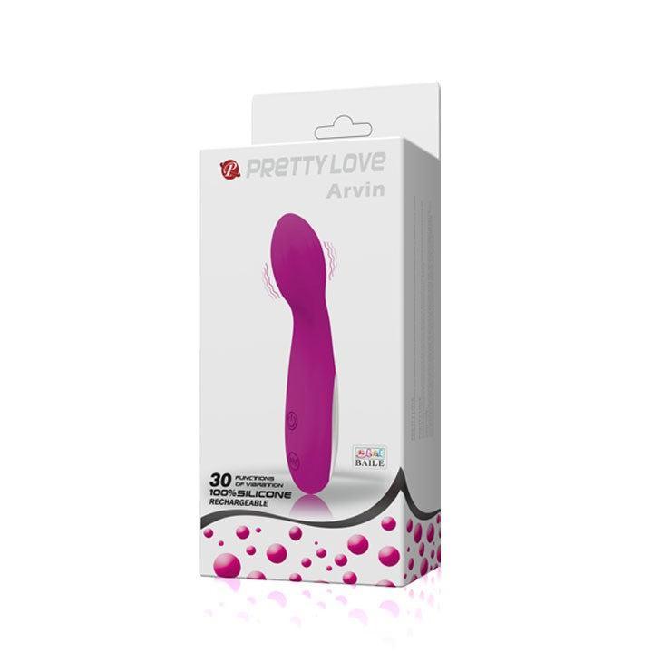 Arvin Powerful massager with built-in battery purple