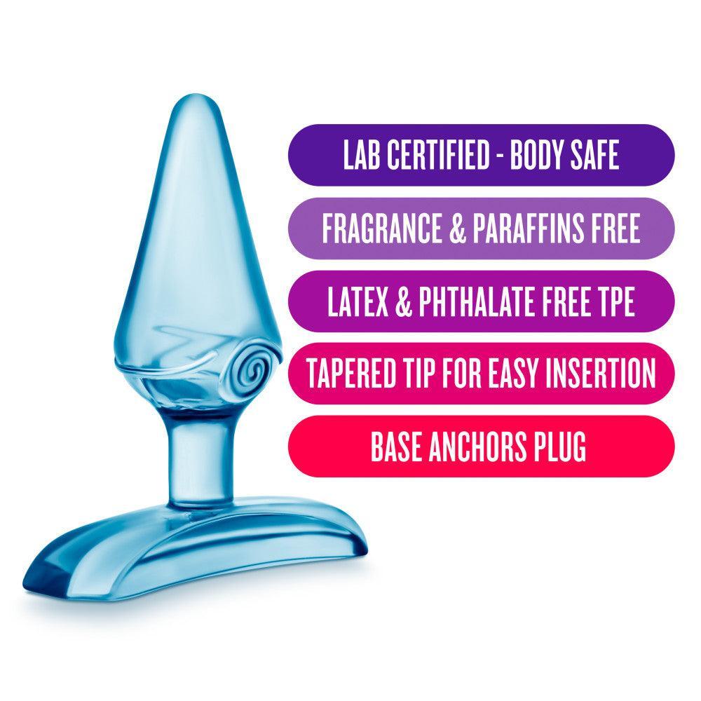 Hard Candy Beginner Butt Plug Blue
