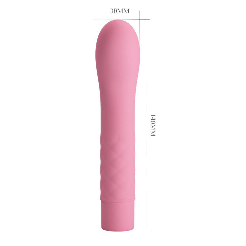 Atlas G-spot Silicone Vibrator Pink