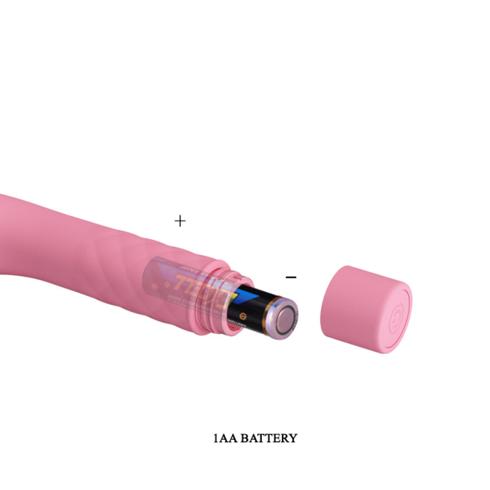 Atlas G-spot Silicone Vibrator Pink