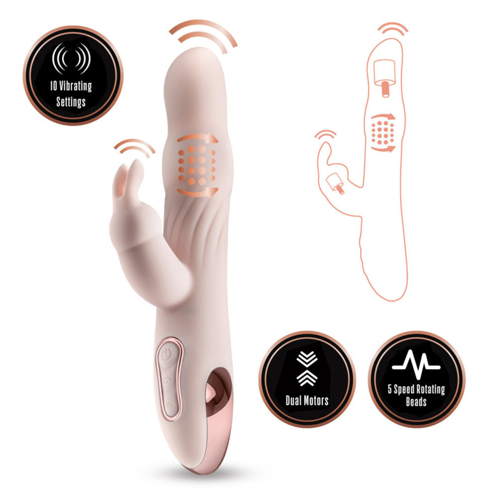 Aurora Luxury Rabbit Vibrator with Rotating Pearls