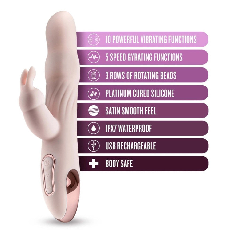 Aurora Luxury Rabbit Vibrator with Rotating Pearls
