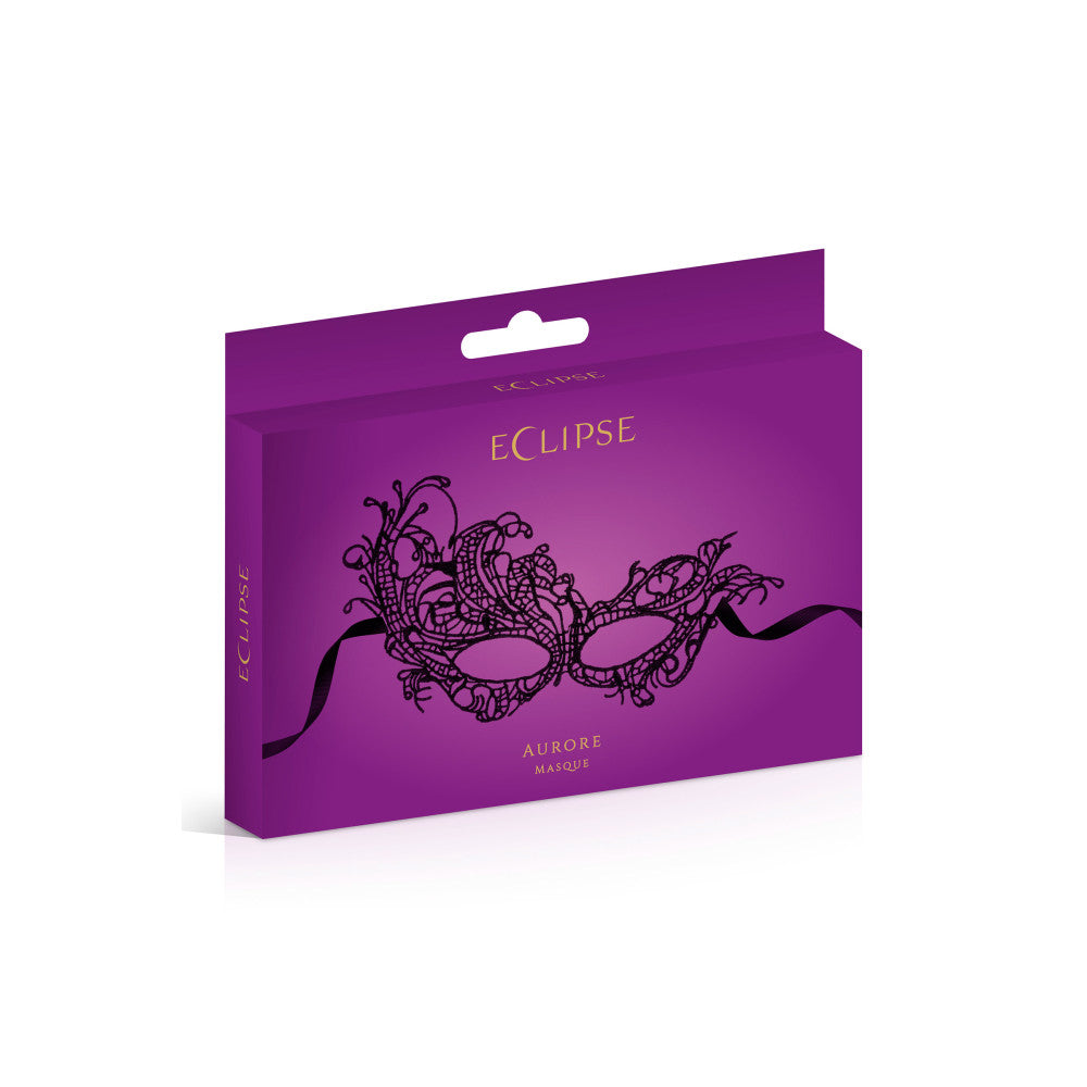 Aurore Erotic Eye Mask Gold & Black