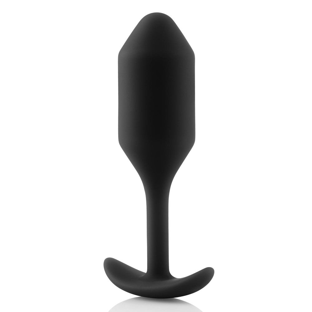 B-Vibe Snug 2 Weighted Silicone Butt Plug