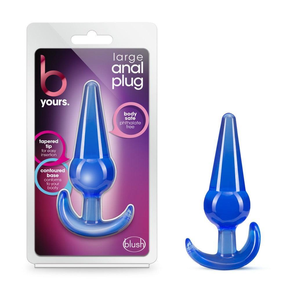 B Yours Large Butt Plug Blue