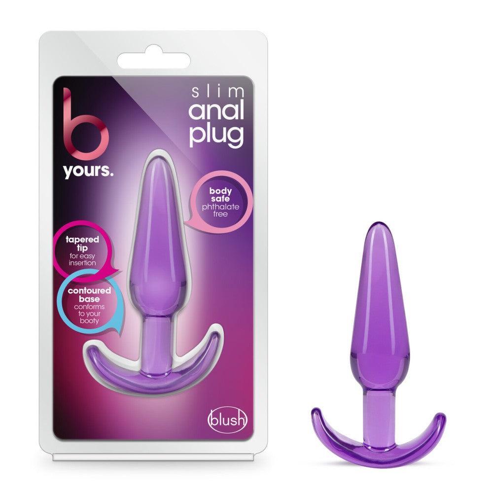 B Yours Slim Butt Plug Purple