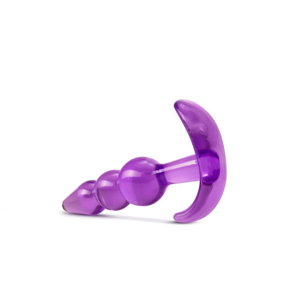 B Yours Triple Bead Butt Plug Purple