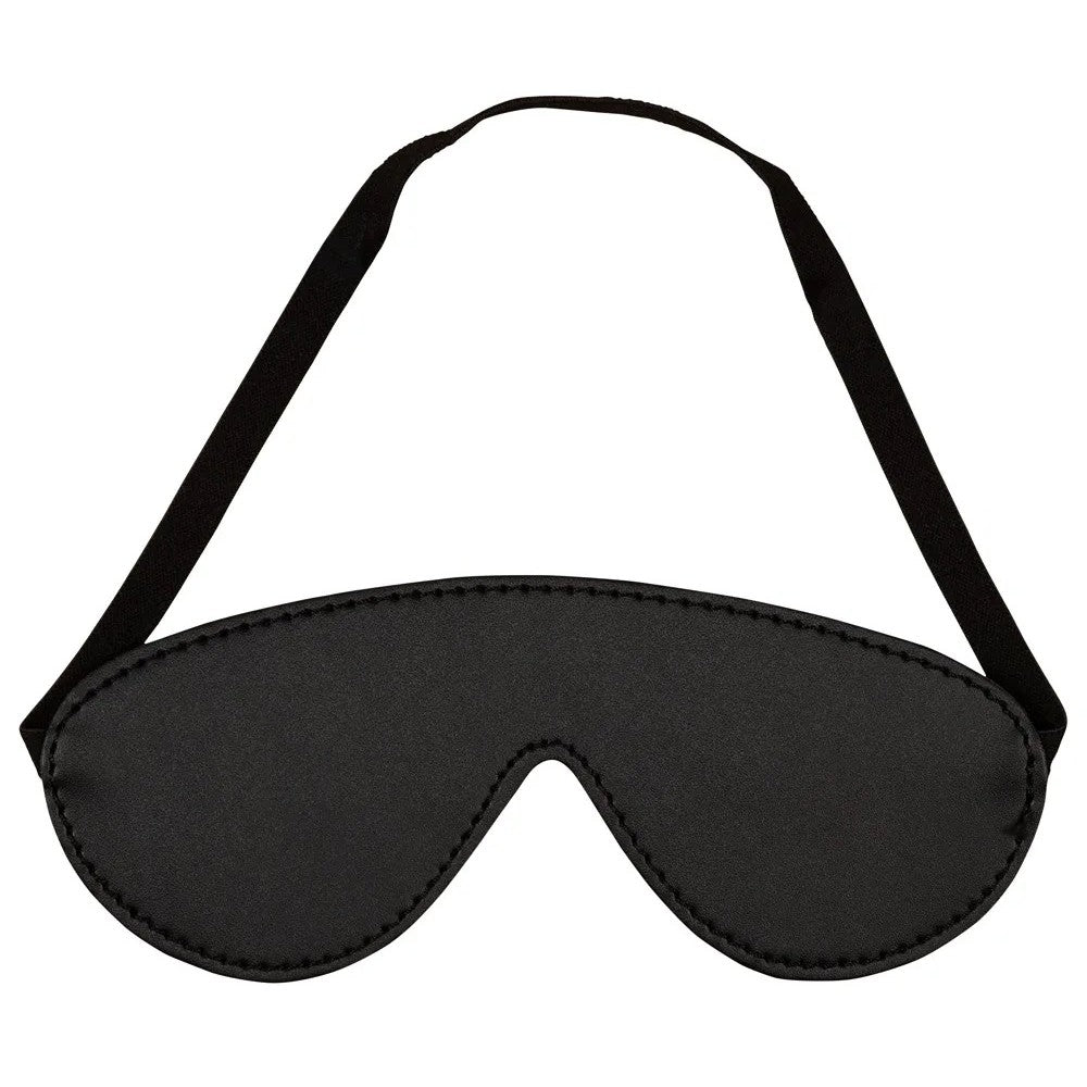 BDSM Set Wrist & Ankle Restraints to Neck with Bad Kitty Eye Mask