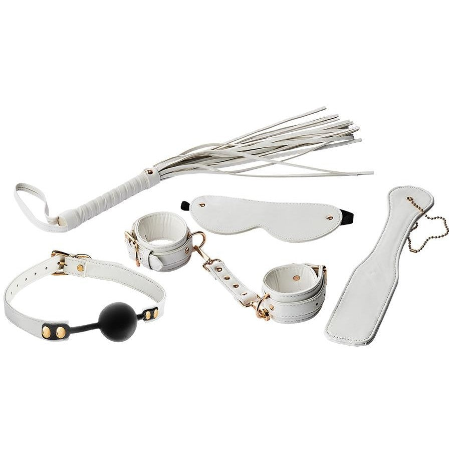 BDSM set of 5 pieces Blaze Elite white