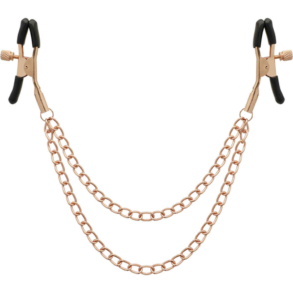 BEGME Metal Nipple Clamps with Chain