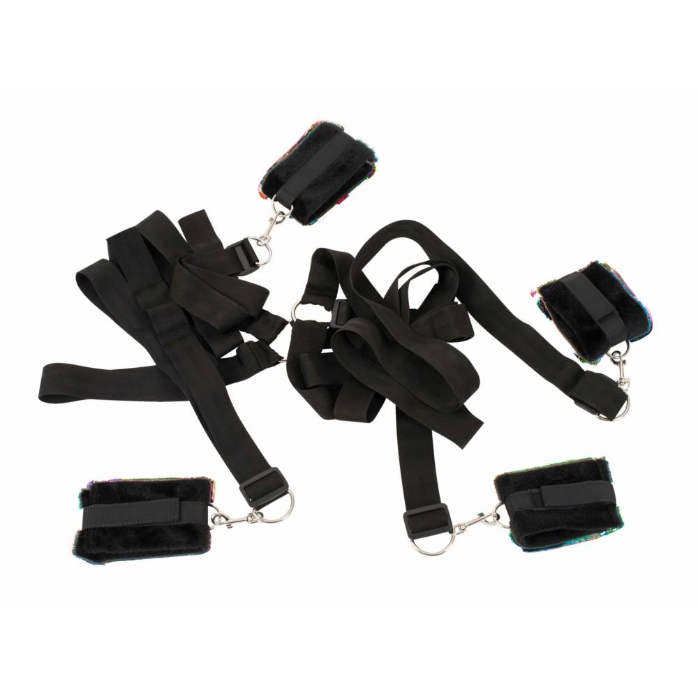 Bad Kitty BDSM Bed Restraints with Straps