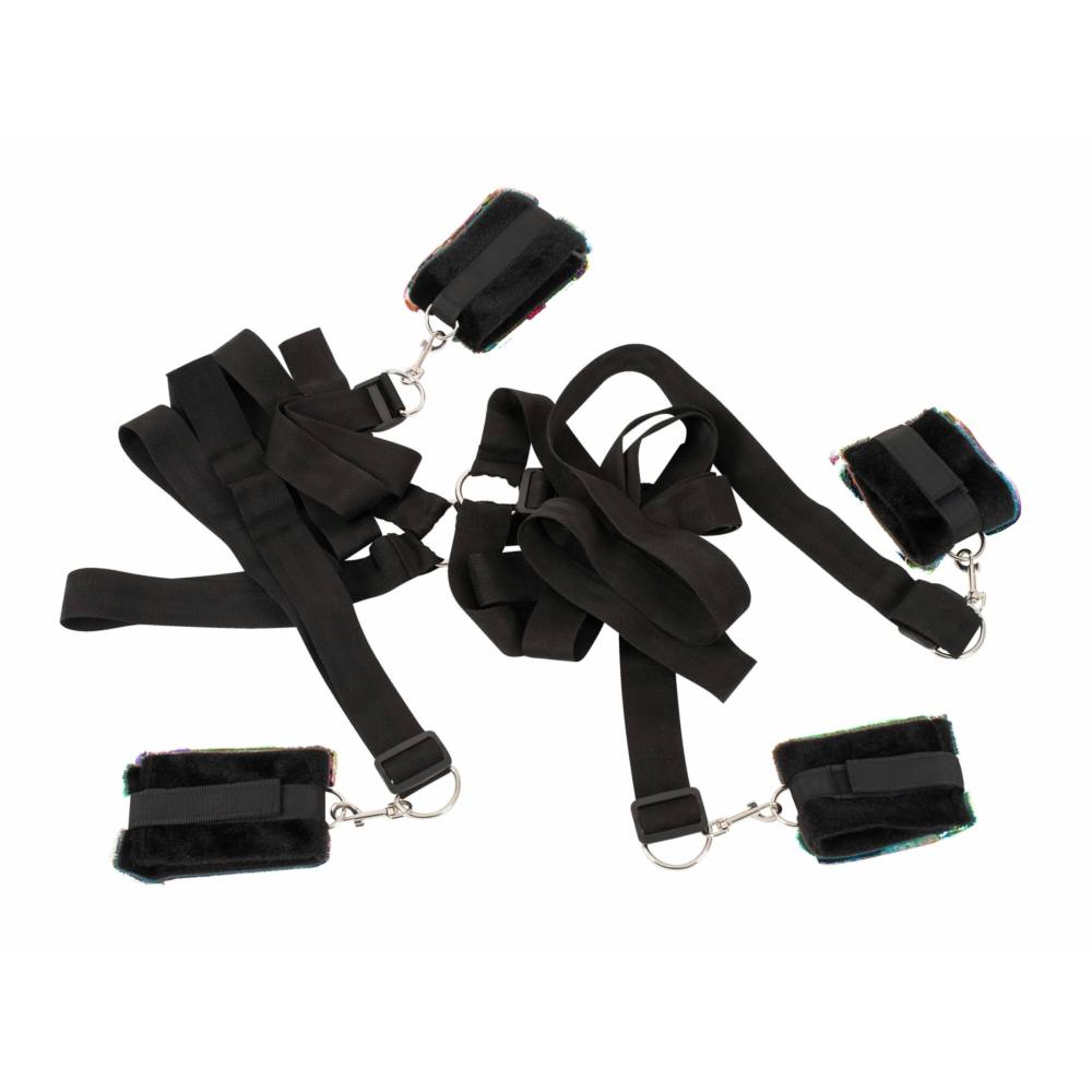 Bad Kitty BDSM Bed Restraints with Straps