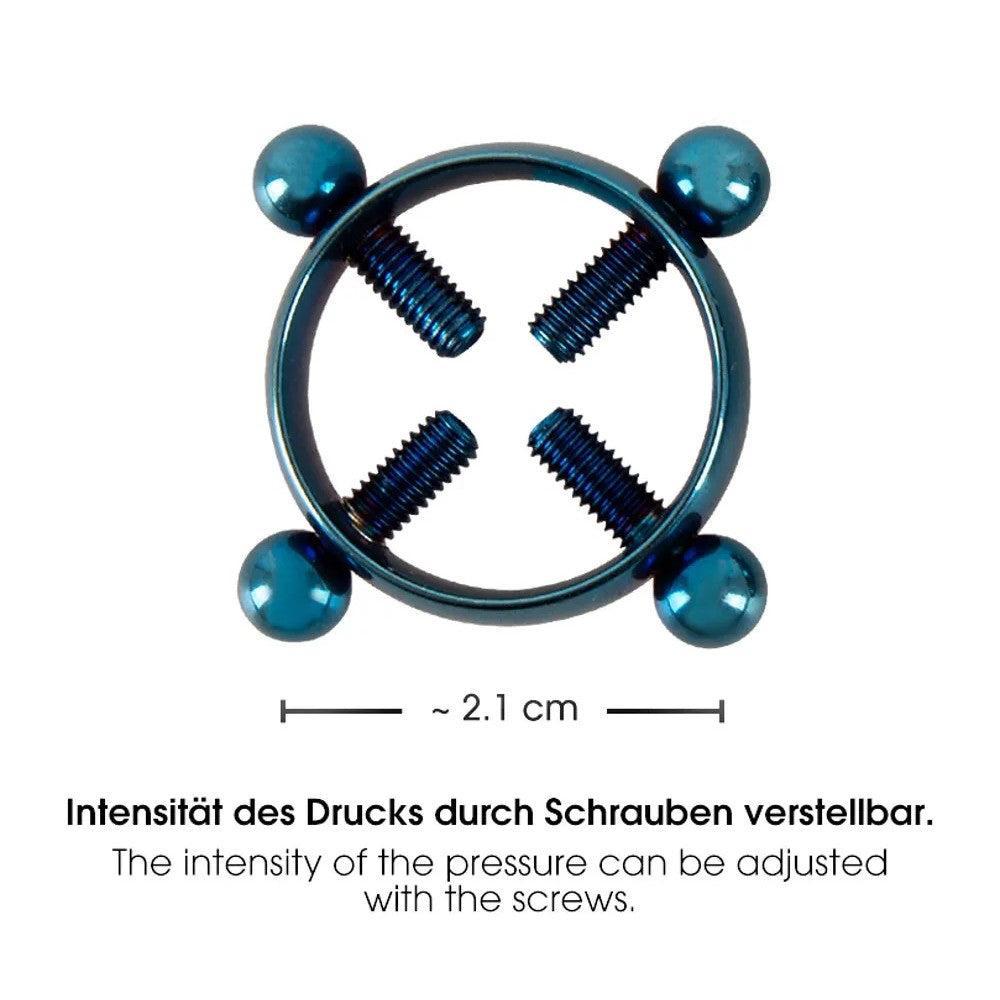 Bad Kitty Blue Moon Nipple Clamps