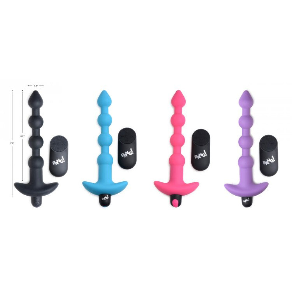Bang! Vibrating Anal Rosary with Remote
