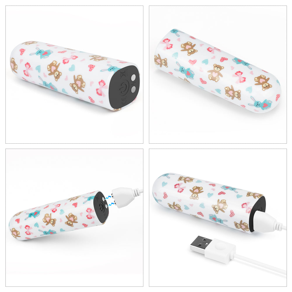 Bear Massager PowerfulRrechargeable Bullet Vibrator