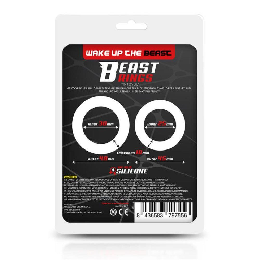 Beast Rings Double Silicone Cock Ring