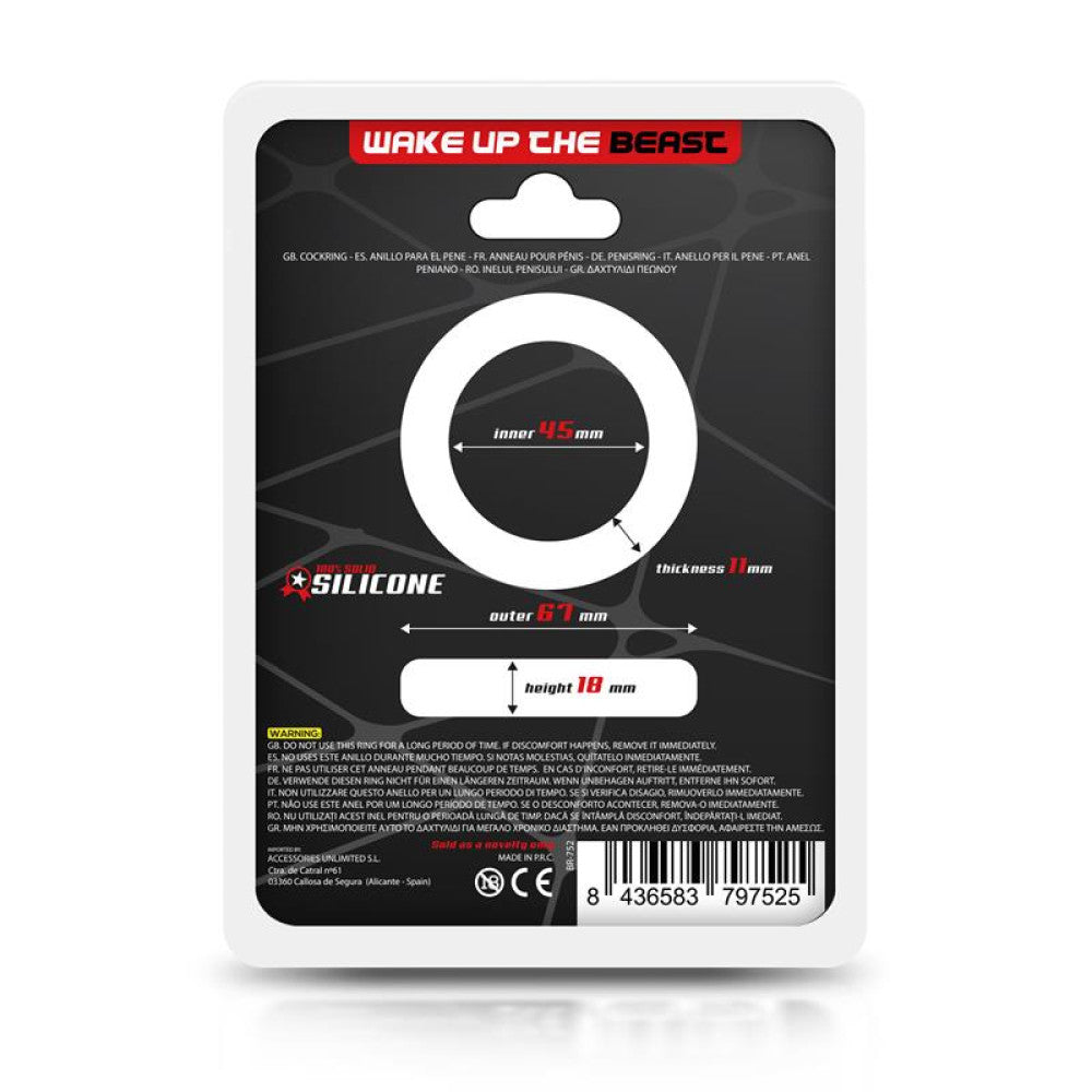 Beast Rings Silicone Cock Ring 45 mm.