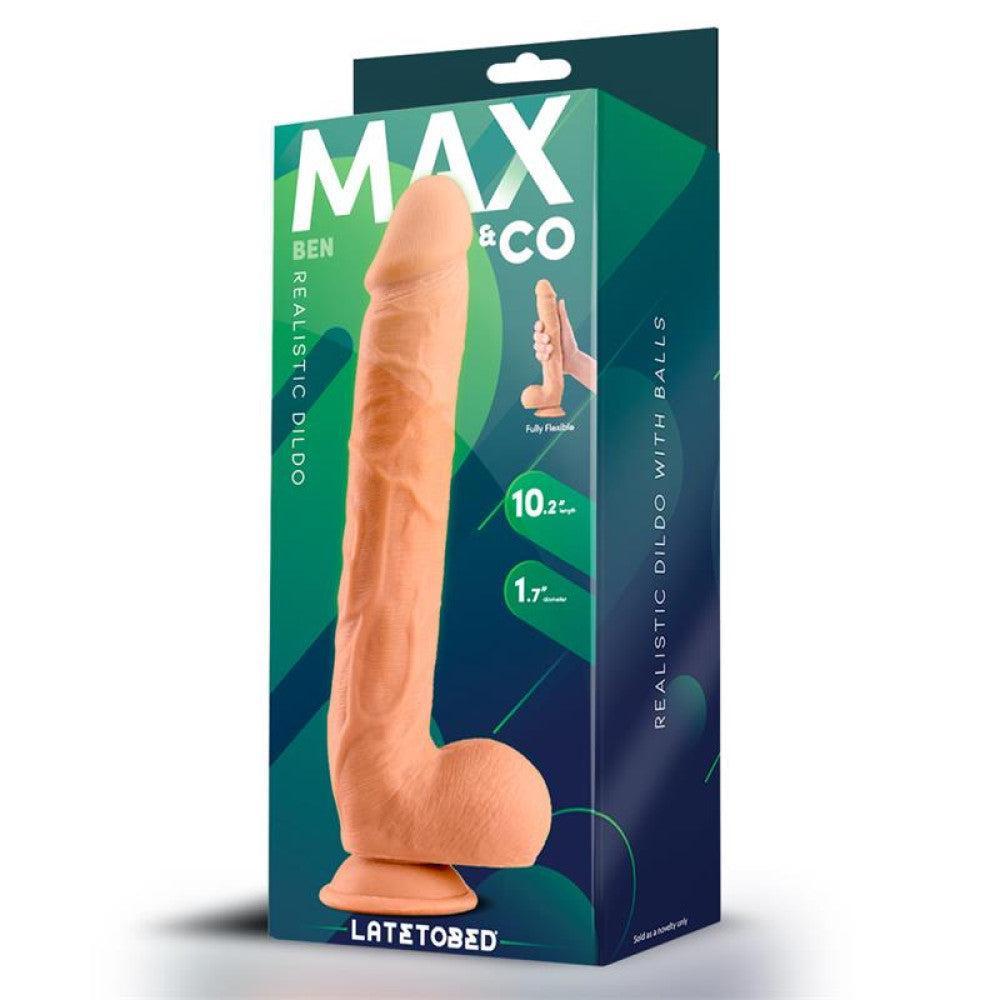 Max&Co Realistic Suction Cup Dildo 10.2"