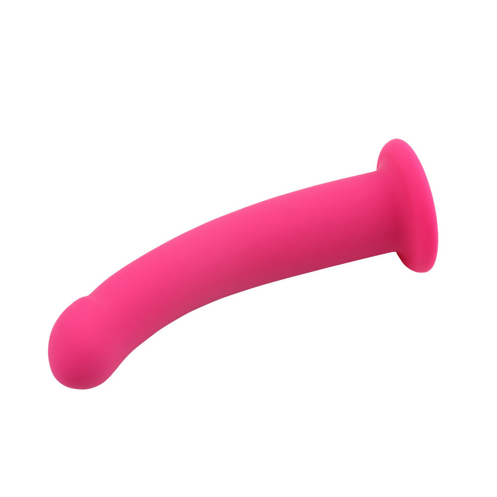 Bend Over L Pink Silicone Dildo